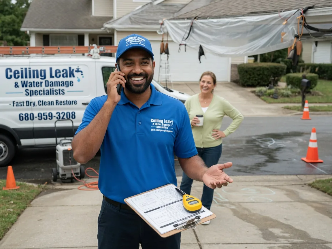 Ceiling Leak Cleanup Meadow, TX FAQs
